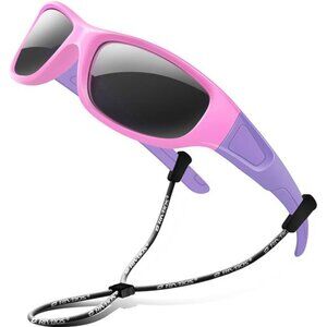 Kids Summer Sunglasses Polarized‎ UV Protection Flexible Rubber Glasses Shades